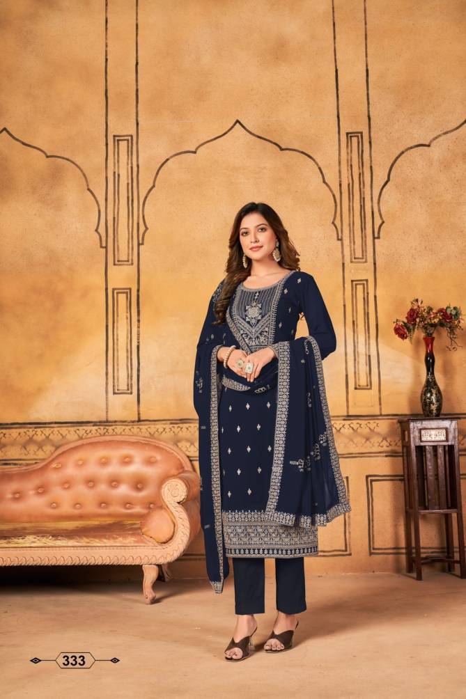 Vaani Vol 33 Heavy Embroidery Festive Wear Wholesale Designer Salwar Suits
